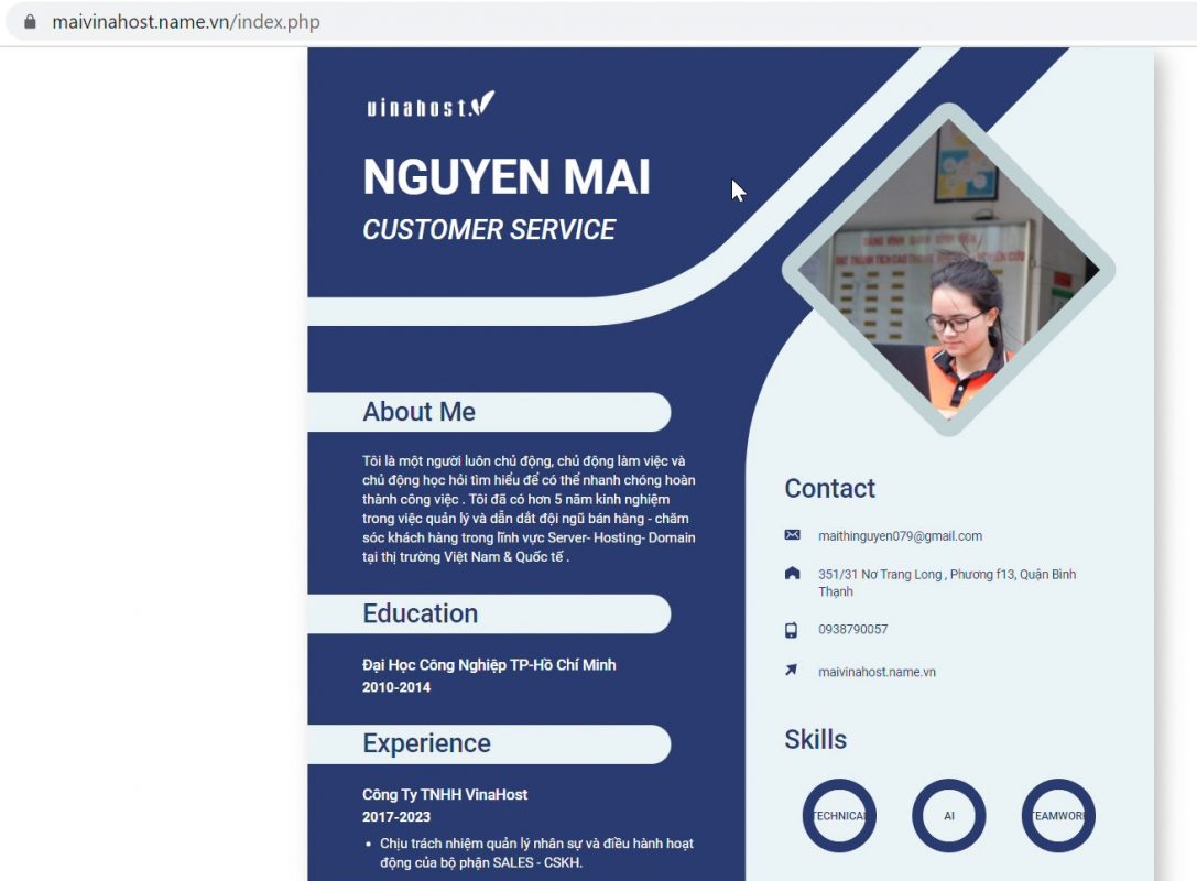 H ng d n t o cv mi n ph 1 hosting gi r vps gi r email cloud