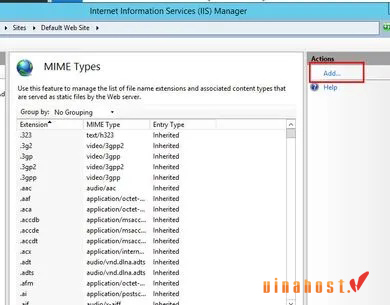 server error in application