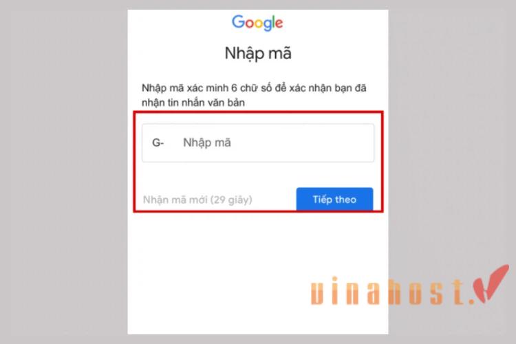 tao gmail tren dien thoai