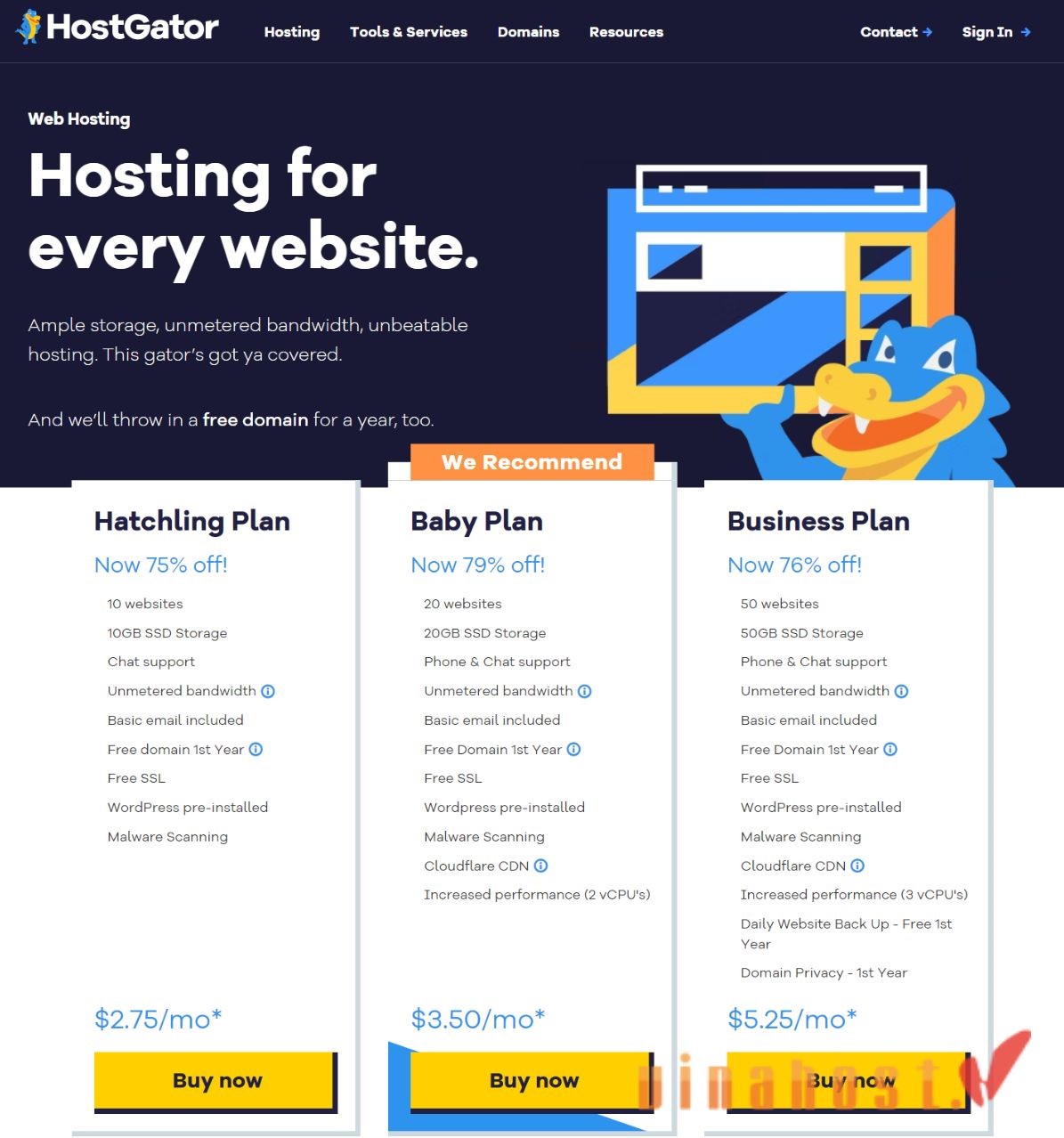 hosting hostgator