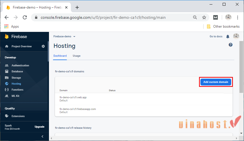 firebase hosting la gi