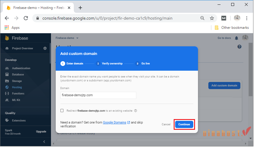 firebase hosting la gi