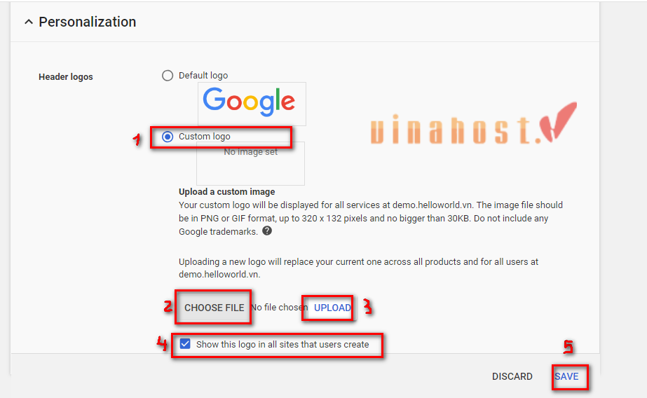 tao email ten mien rieng voi google workspace