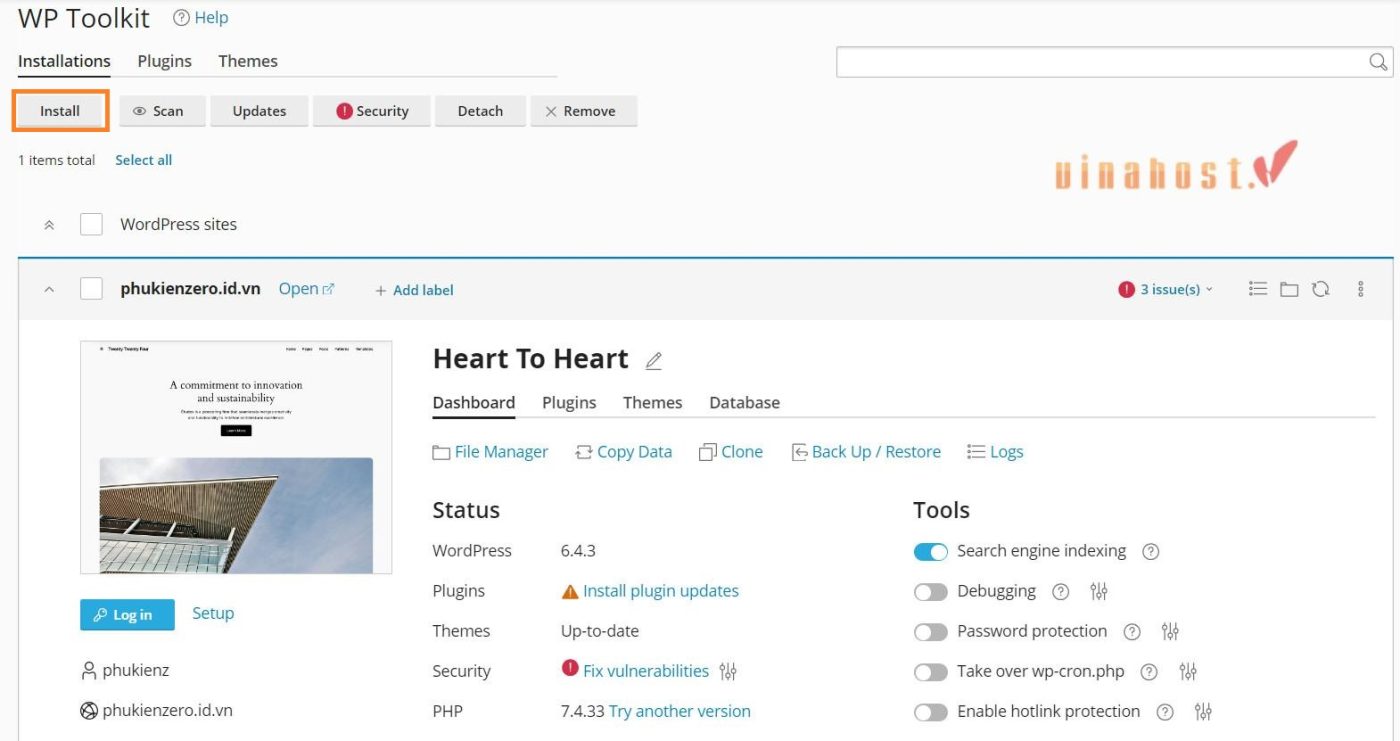 wordpress toolkit