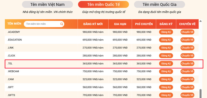 ten mien .tel la gi
