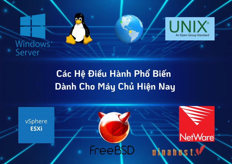 danh sách hệ điều hành server