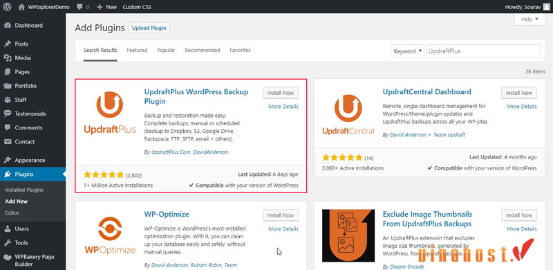 plugin updraftplus