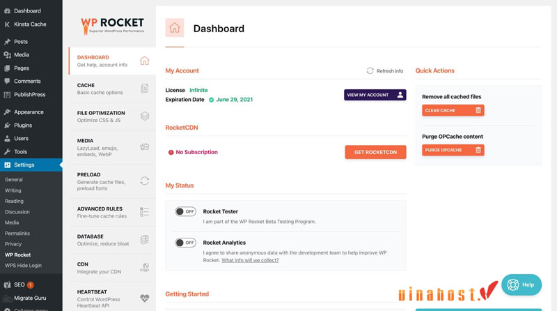plugin WP Rocket