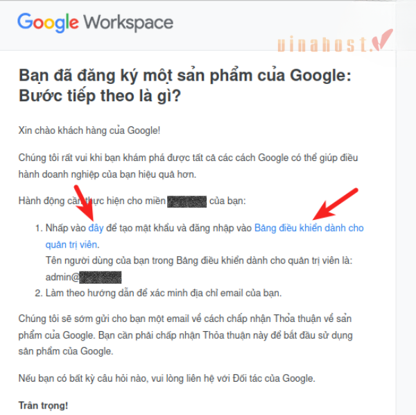 tao email ten mien rieng voi google workspace