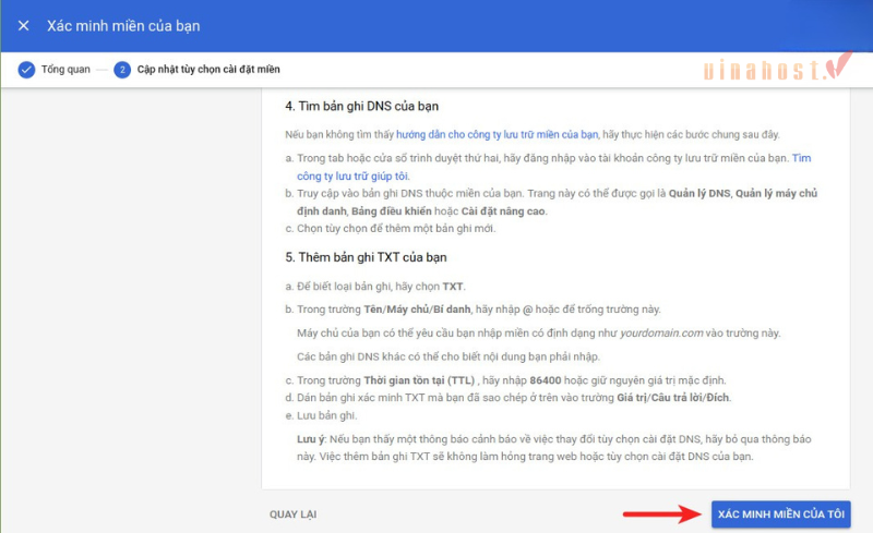 tao email ten mien rieng voi google workspace