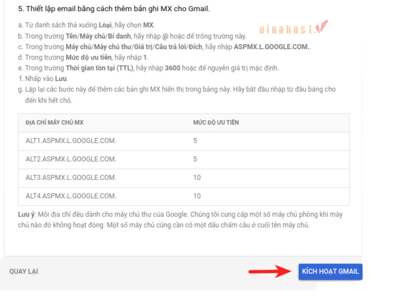 tao email ten mien rieng voi google workspace