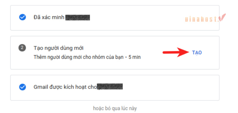 tao email ten mien rieng voi google workspace