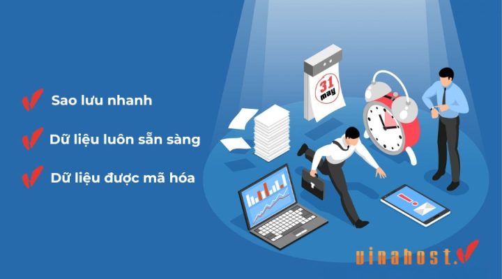 Cloud Backup VinaHost sao lưu nhanh, đảm bảo hoạt động kinh doanh liên tục