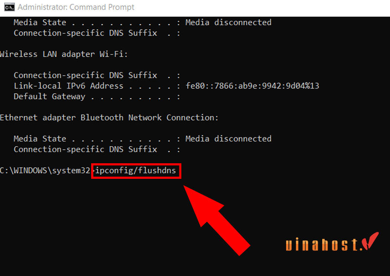 Cách sửa lỗi ERR_CONNECTION_TIMED_OUT trên Command Prompt