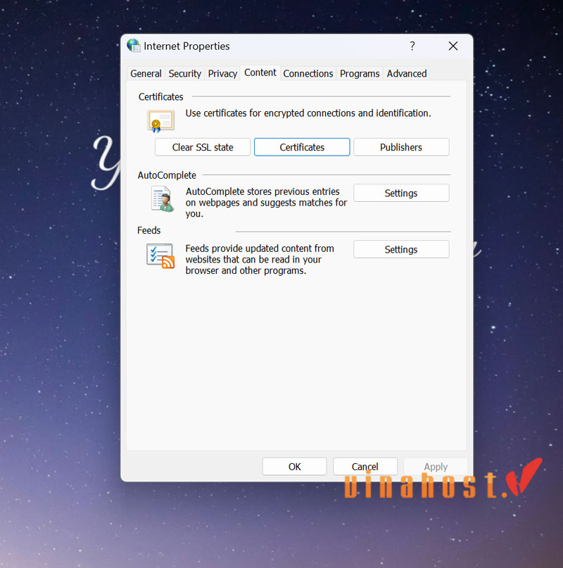 Sửa lỗi ERR_SSL_KEY_USAGE_INCOMPATIBLE bằng cách kiểm tra và quản lý chứng chỉ Client trong Windows