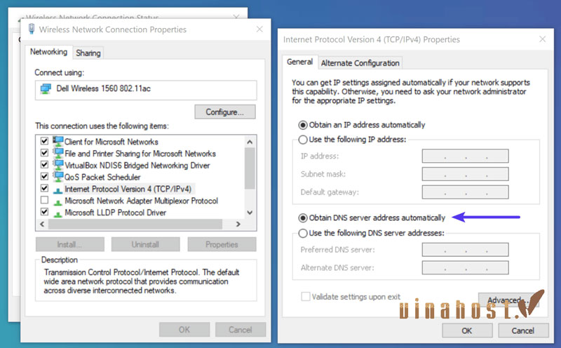 Sửa lỗi Your Connection is Not Private bằng cách thay đổi máy chủ DNS