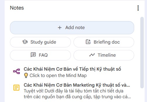 thẻ Notes