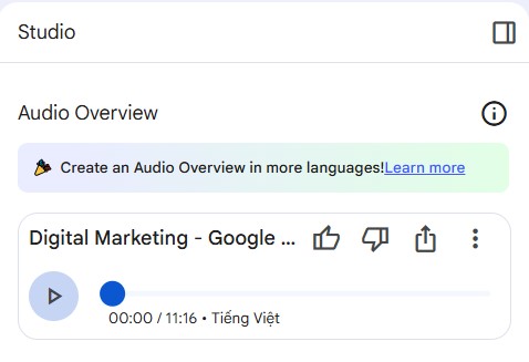 tạo podcast với giọng đọc chỉ trong 1 click