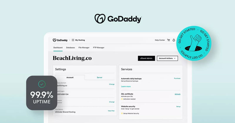 hosting godaddy