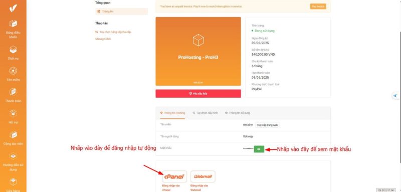 huong dan tro ten mien ve hosting