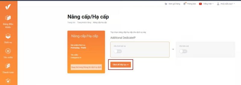 nang cap hosting gia re