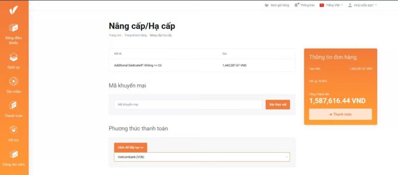 nang cap hosting gia re
