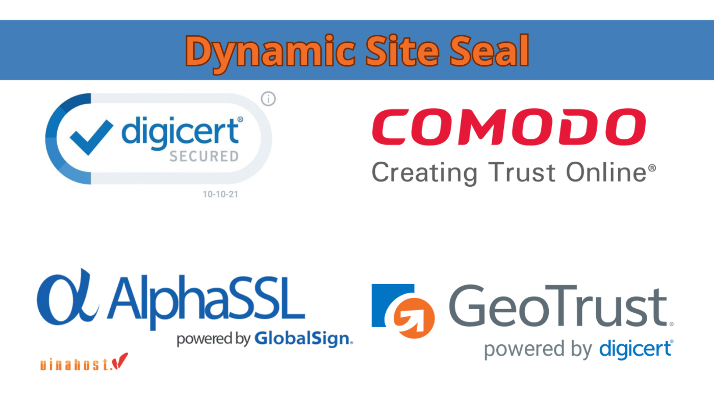 SSL Site Seal đang được sử dụng phổ biến hiện nay là Dynamic Site Seal