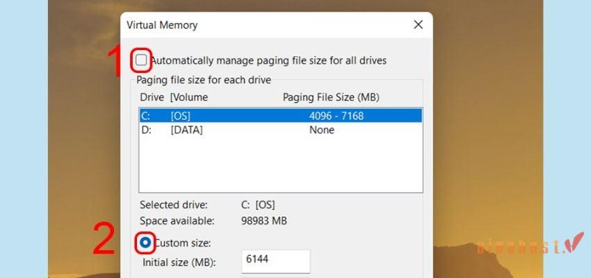 Virtual memory là gì?